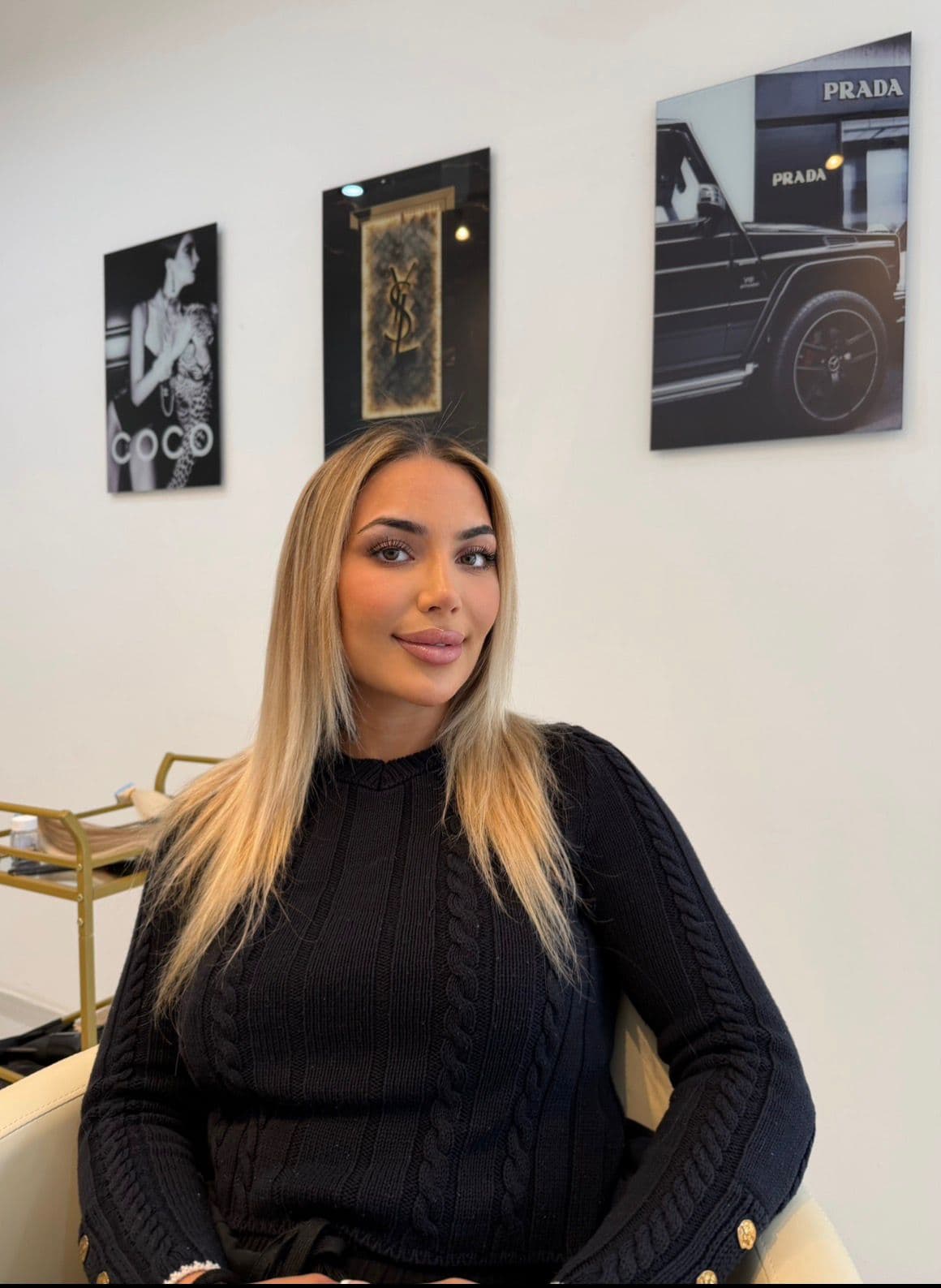 Haarverlängerung Kassel Vorher — blondes Haar